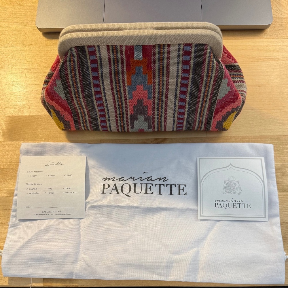 Marian Paquette Embroidered Liette Handbag